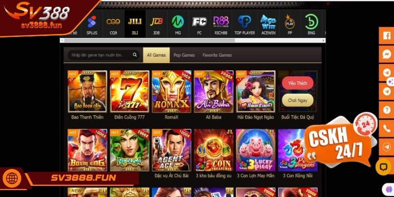 Các tựa game thú vị dành cho bạn